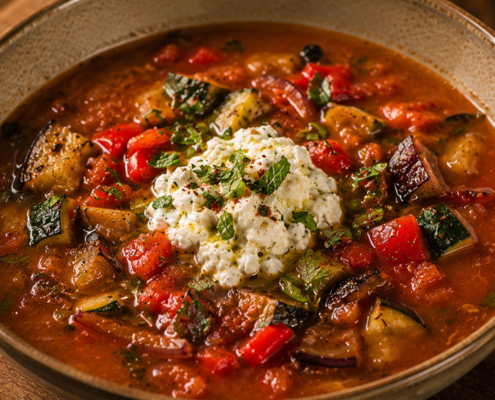 Grillgemüsesuppe