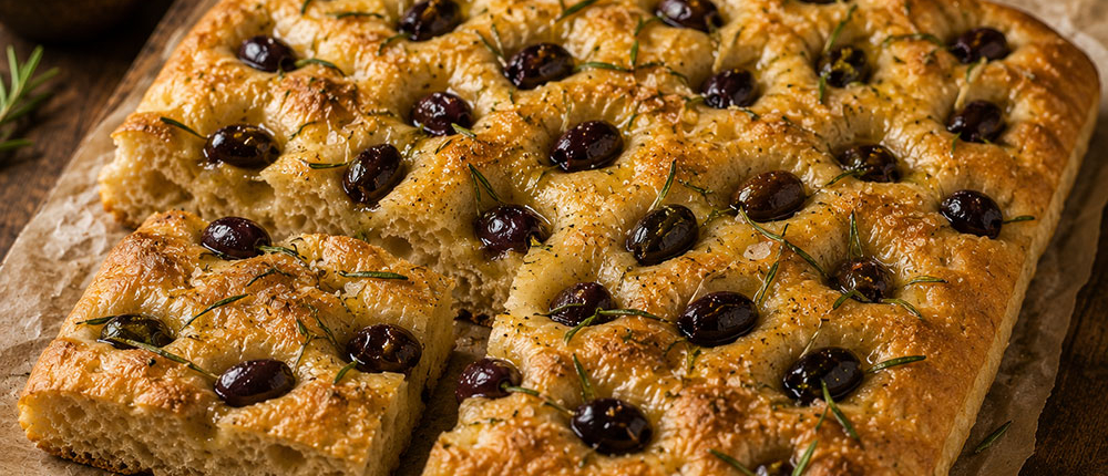 Oliven-Focaccia