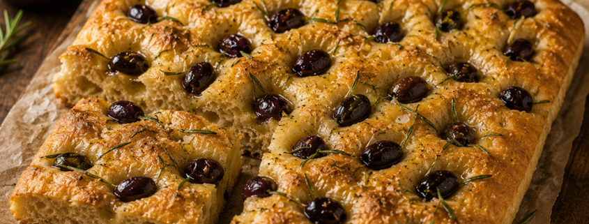 Oliven-Focaccia