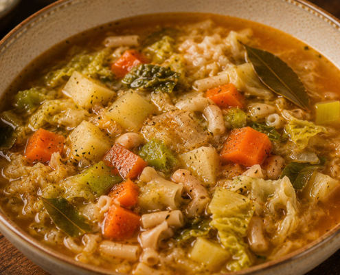 Wintersuppe-Parmesan