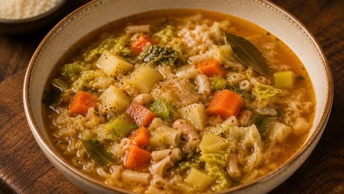 Wintersuppe-Parmesan