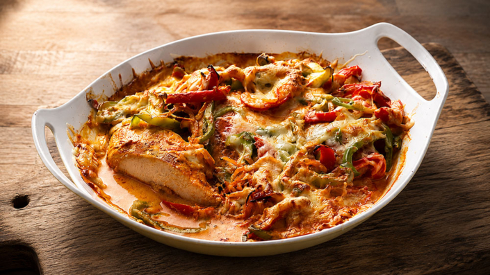 Paprika-Sahne-Hähnchen