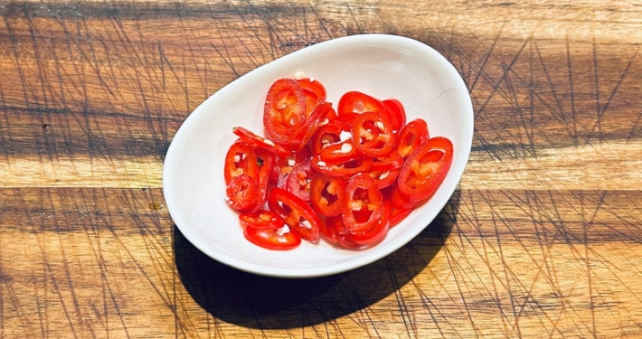 Chilli-geschnitten Türkische Hack-Wraps