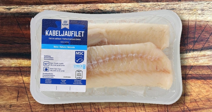 Fisch auf Fenchel in Kräutersahne