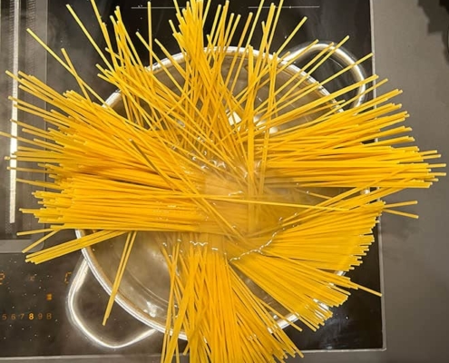 Spaghetti mit Tomaten