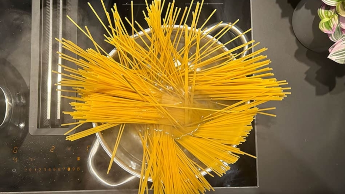 Spaghetti mit Tomaten